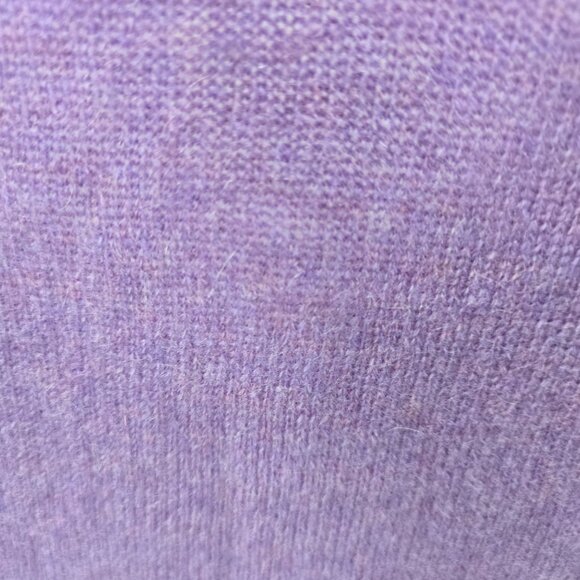 Charter Club 100% Cashmere Light Purple V-Neck Luxury Sweater PXL - Picture 8 of 16